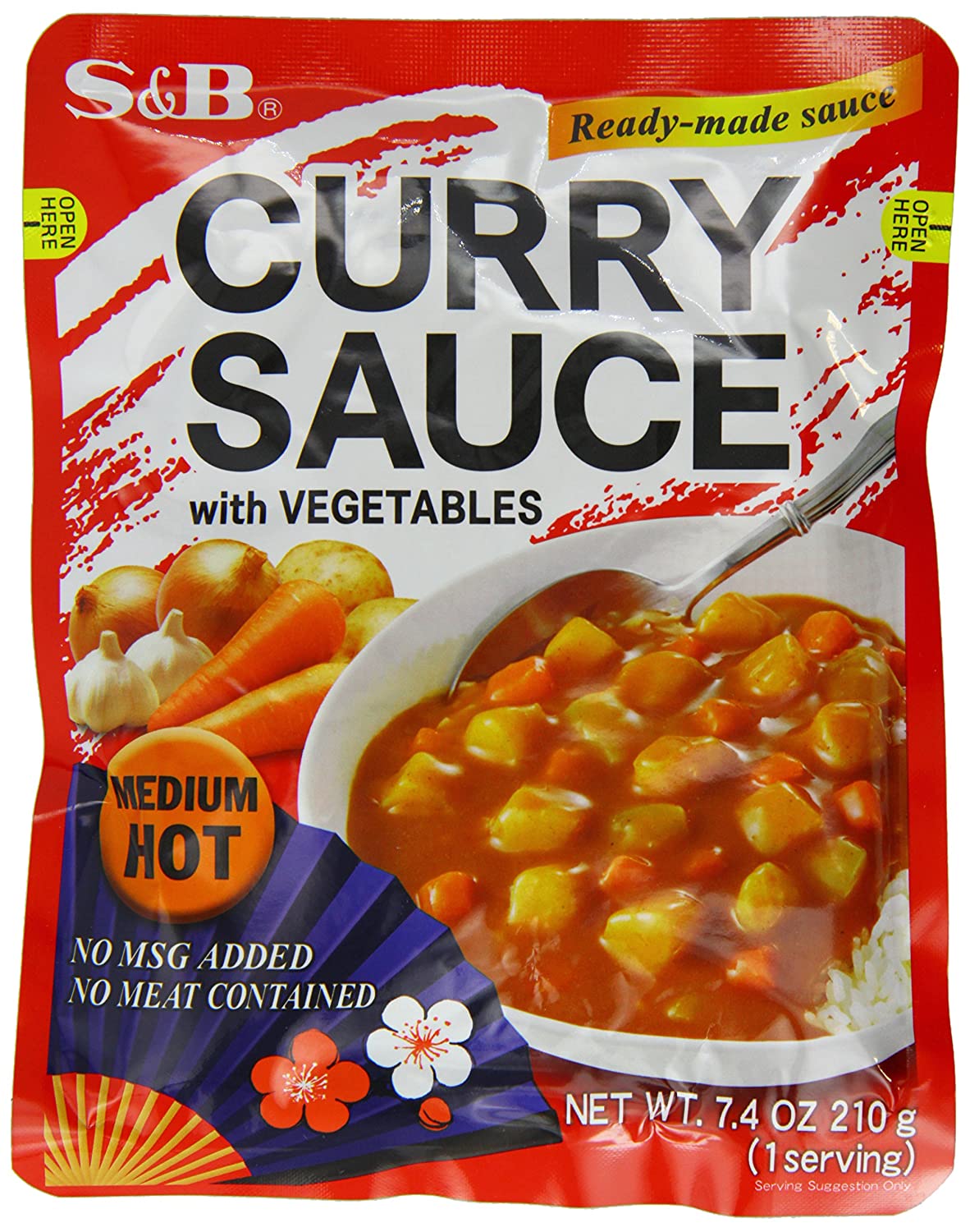 S&B Curry sauce medium hot
